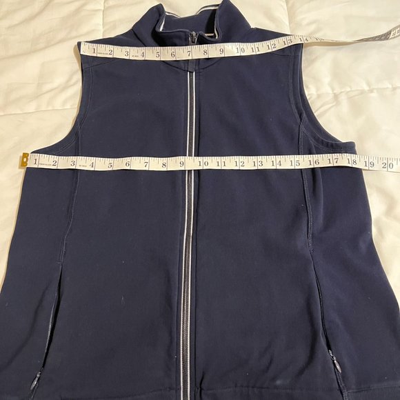 Talbots womens athletic vest , navy blue, size Mp - Picture 5 of 12
